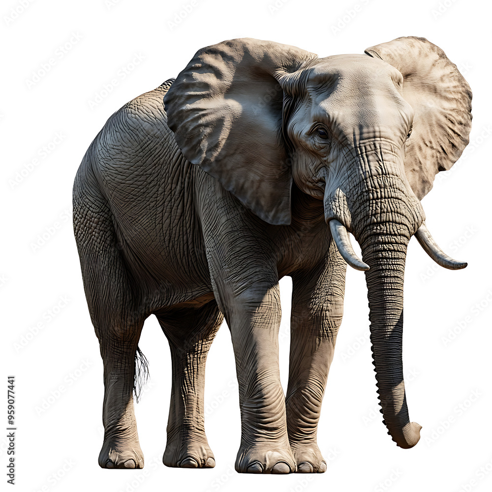 Obraz premium elephant isolated on white