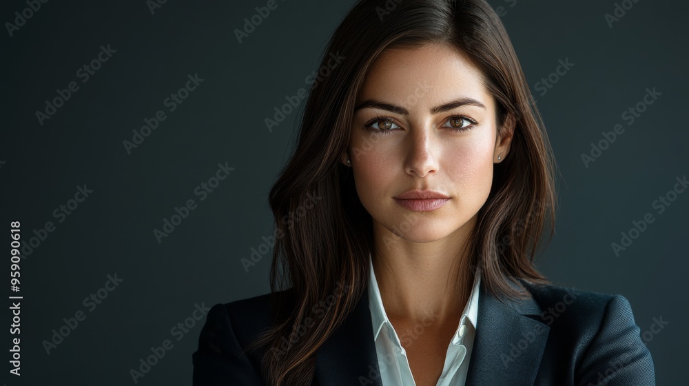 A clear, high-definition portrait of a businesswoman with a serious yet approachable demeanor, dressed in executive attire and ready for a meeting. A clear, high-definition portrait of a businesswoman with a serious yet approachable demeanor, dressed in executive attire and ready for a meeting.