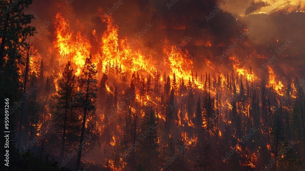 Ancient Woodland Devastated by Prehistoric Forest Fire Ancient Woodland Devastated by Prehistoric Forest Fire