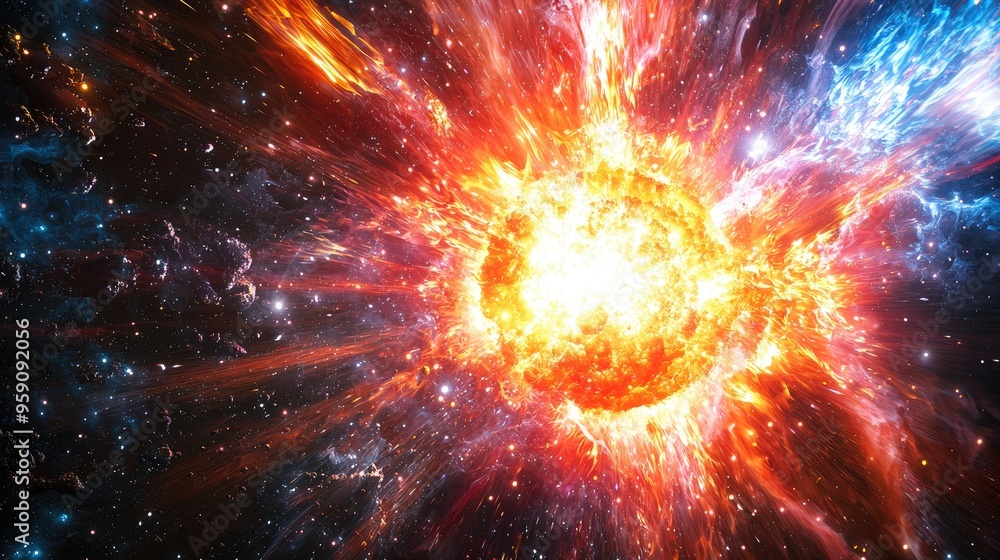 Universe Birth: The Big Bang Unleashed in Ultra-Realism Universe Birth: The Big Bang Unleashed in Ultra-Realism