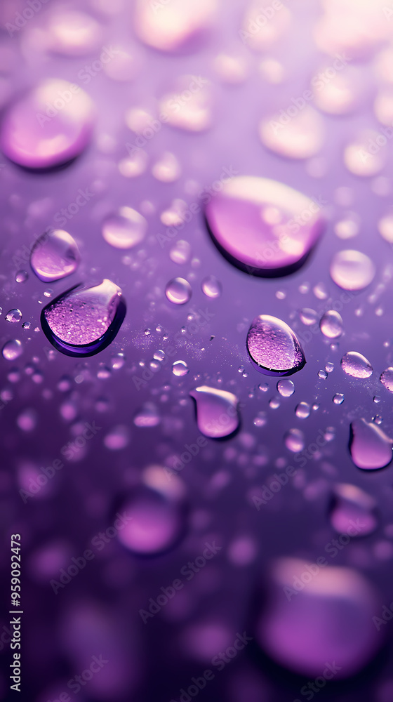 Abstract pattern of water droplets on purple and pink background Abstract pattern of water droplets on purple and pink background