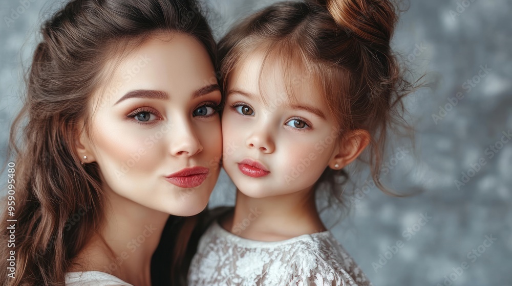 Mother and Daughter Portrait