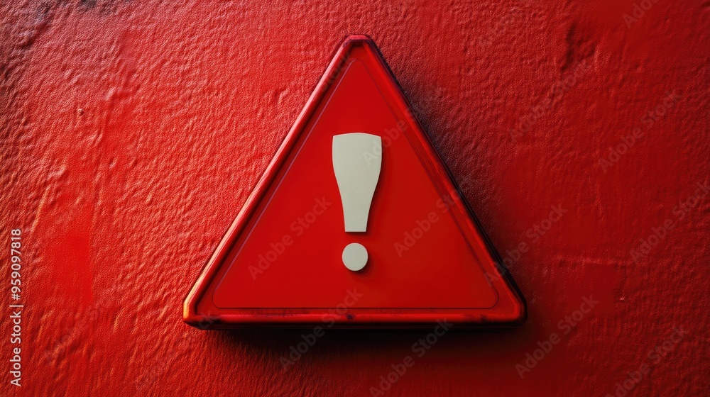 Dynamic Animated Hazard Warning Icon Red Dynamic Animated Hazard Warning Icon Red