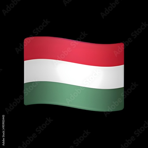 Hungary Flag Emoji Representation

