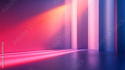 Abstract background, light and shadow, gradient color background, high-end aesthetic, high resolution, minimalist style, with soft lighting