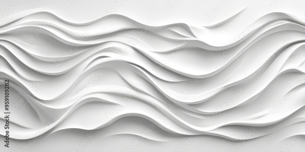 This is a sophisticated abstract background that features elegant white wavy textures, which are perfect for enhancing the overall aesthetics and design of any room in your home or office This is a sophisticated abstract background that features elegant white wavy textures, which are perfect for enhancing the overall aesthetics and design of any room in your home or office