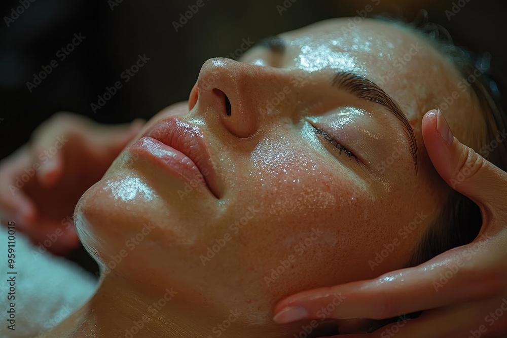 A close-up of a patient receiving a therapeutic massage, capturing the relaxation and healing power of touch in alternative medicine. A close-up of a patient receiving a therapeutic massage, capturing the relaxation and healing power of touch in alternative medicine.