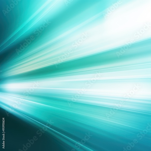 Turquoise defocused blurred motion abstract background widescreen with copy space texture for display products blank copyspace for design text photo website