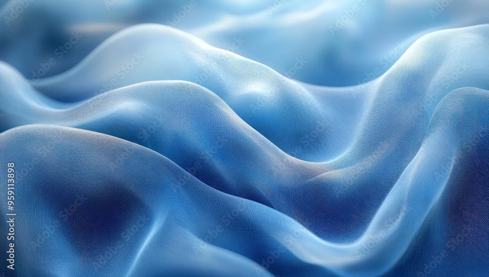 Obraz premium Abstract Blue Fabric Texture