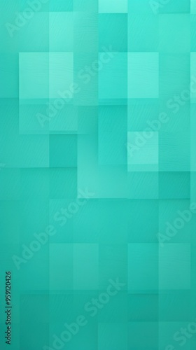 Turquoise thin barely noticeable square background pattern isolated on white background with copy space texture for display products blank copyspace for design