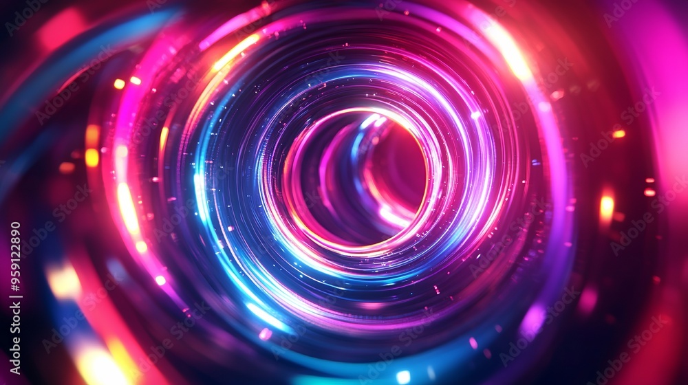 Sci-fi concept spiral background Sci-fi concept spiral background