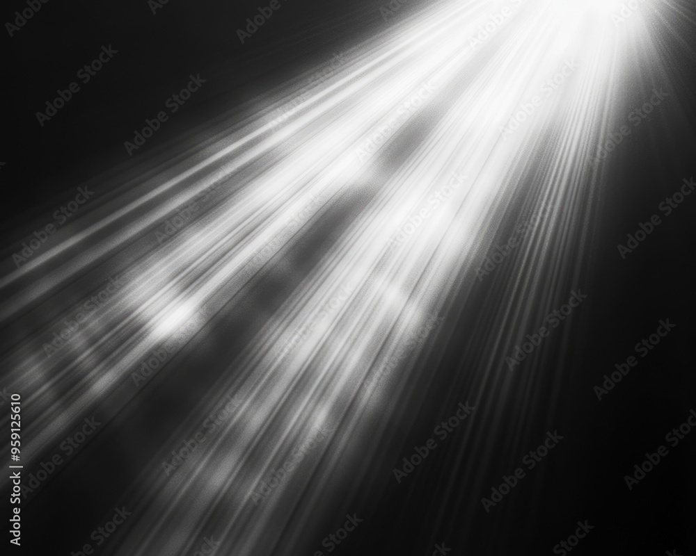 Sunburst Black And White. Abstract Sunlight Flare Effects Overlay on Black Background Sunburst Black And White. Abstract Sunlight Flare Effects Overlay on Black Background