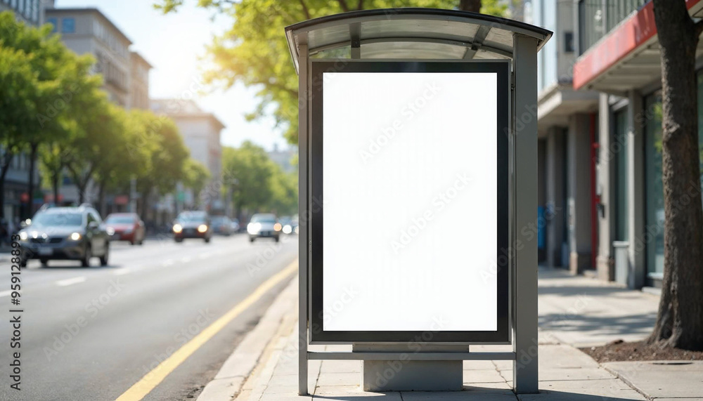 blank billboard for mockup on the street blank billboard for mockup on the street