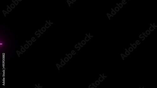 Wallpaper Mural Neon line Arrow sign symbol animation, Arrow animation on a black background. Arrow Loop Animation direction concept. Torontodigital.ca