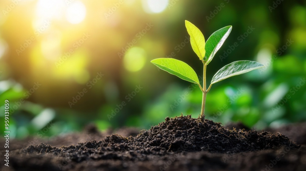 A New Beginning: A Tiny Sprout Growing Strong A New Beginning: A Tiny Sprout Growing Strong