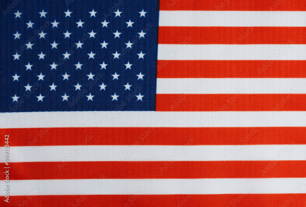 American flag background. Close-up of United States of America flag. American flag background. Close-up of United States of America flag.