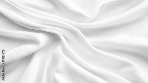  A photo shows a white fabric with a smooth pattern in its center, making it soft