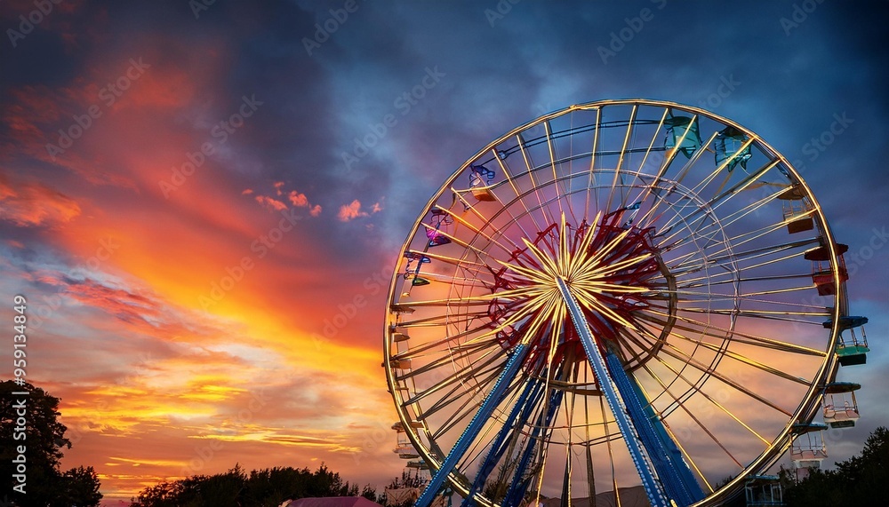 ferris wheel in the night ferris wheel in the night