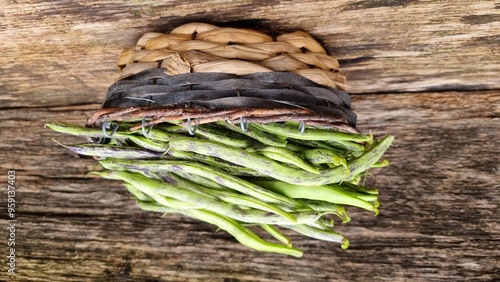 Foto Historical runner bean from the Bernese countrywomen
