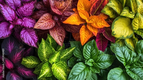 Wallpaper Mural Colorful Tropical Foliage Torontodigital.ca