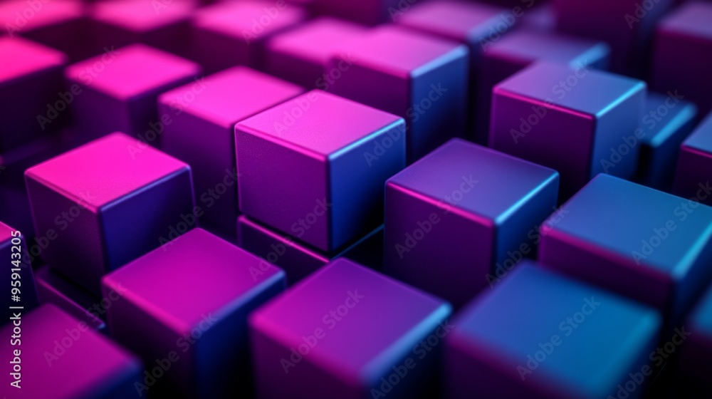 Abstract Geometric Cube Pattern Abstract Geometric Cube Pattern