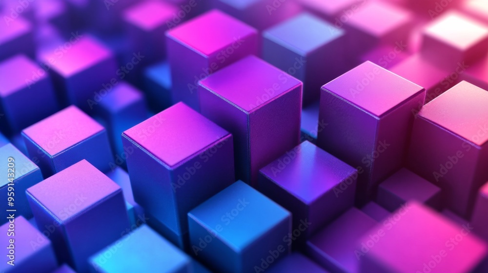 Abstract 3D Cubes Abstract 3D Cubes