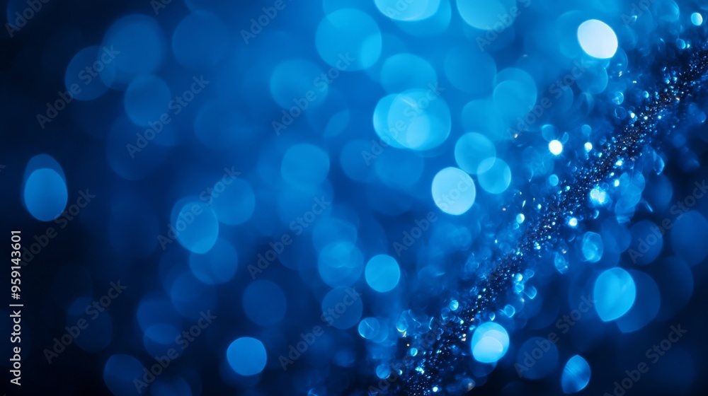 Bokeh Blue Lights Background Bokeh Blue Lights Background