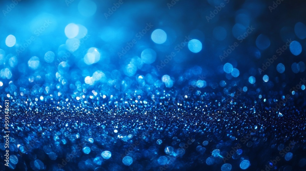 Abstract Blue Bokeh Background Abstract Blue Bokeh Background