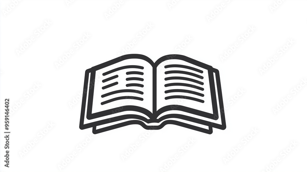 A line icon of a bookmark for saving or favorites, website, line icons, on white background A line icon of a bookmark for saving or favorites, website, line icons, on white background