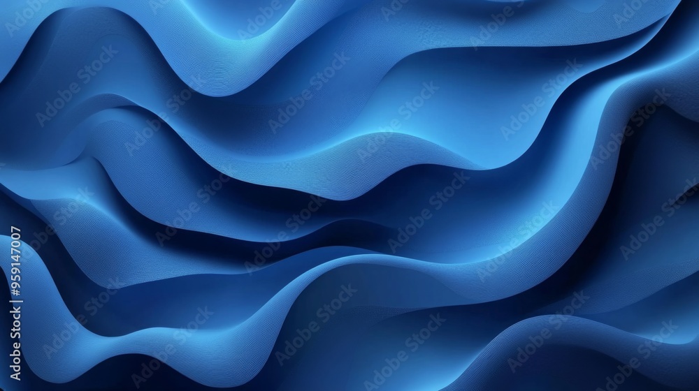 Abstract Blue Wave Texture Abstract Blue Wave Texture