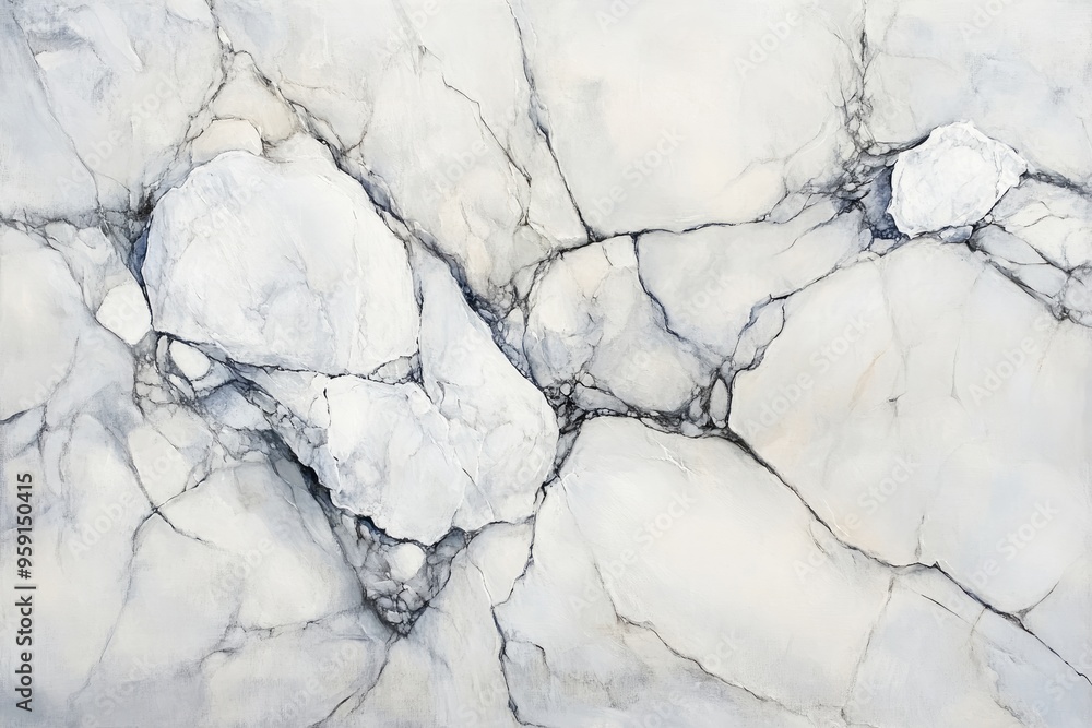 Oil painting showcasing white marble with intricate textures and scratches highlighting the unique surface characteristics Oil painting showcasing white marble with intricate textures and scratches highlighting the unique surface characteristics
