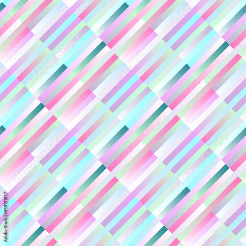 Gradient geometrical rectangle pattern background design - abstract vector illustration