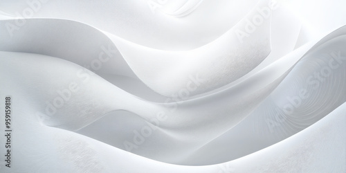 A clean 3D light white background with abstract patterns and smooth, diffused light. The design features a polished, elegant look with subtle textures and a sophisticated finish.