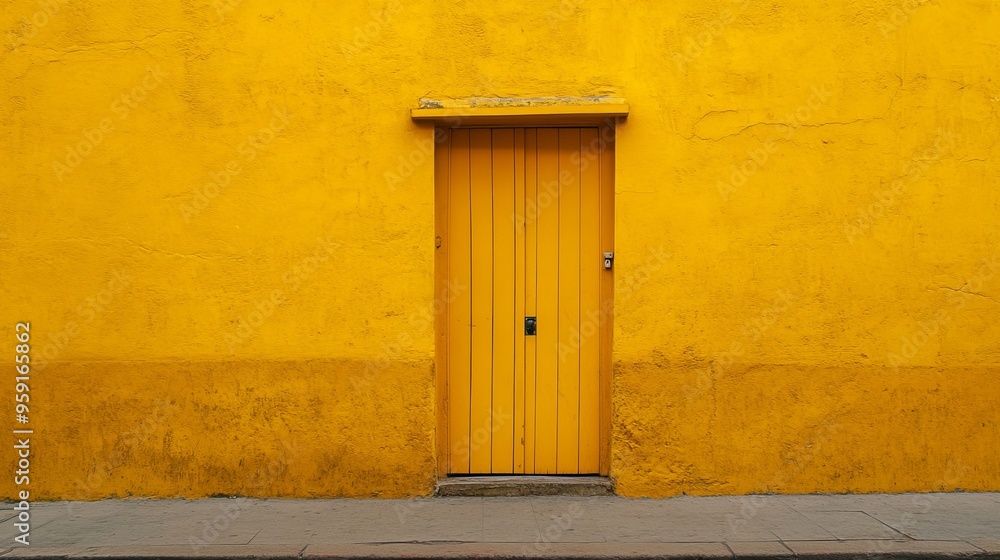 Yellow Door Wall Yellow Door Wall
