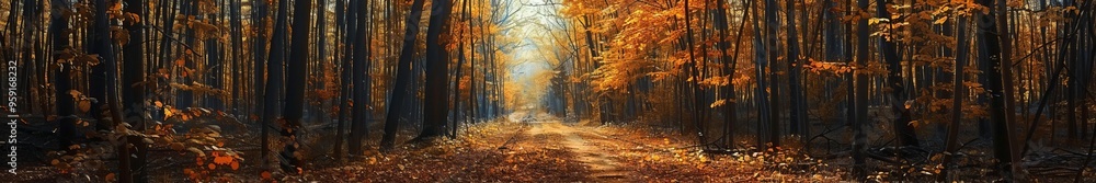 Fototapeta premium autumn forest.