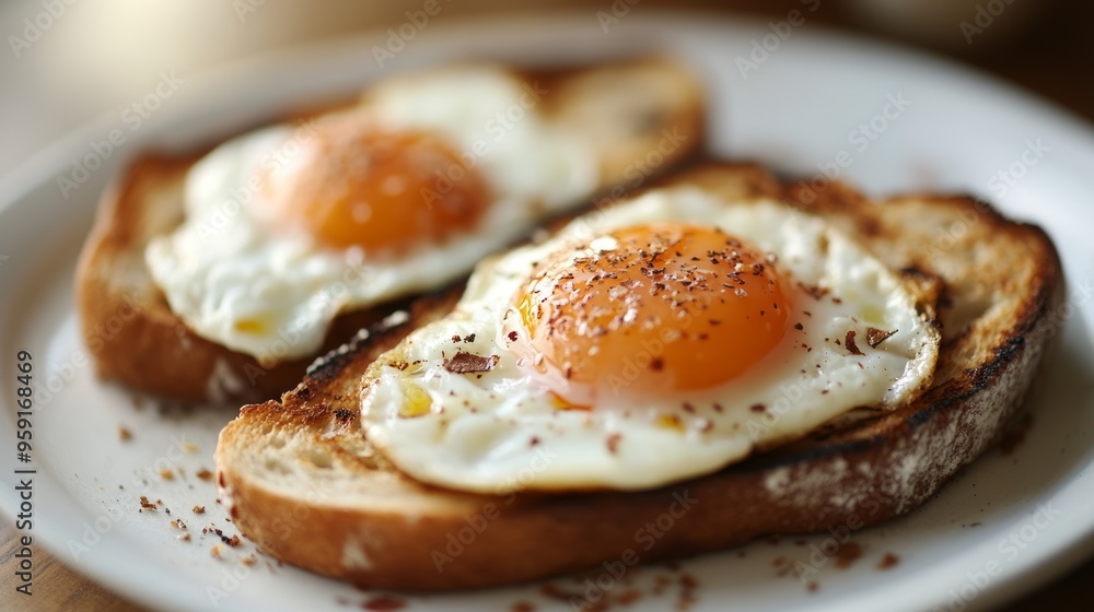 Toast and Eggs For Breakfast Toast and Eggs For Breakfast