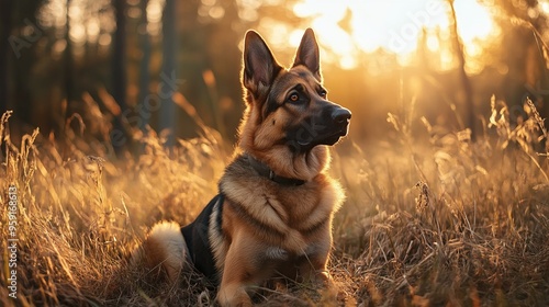 Training techniques for a well-behaved dog photo