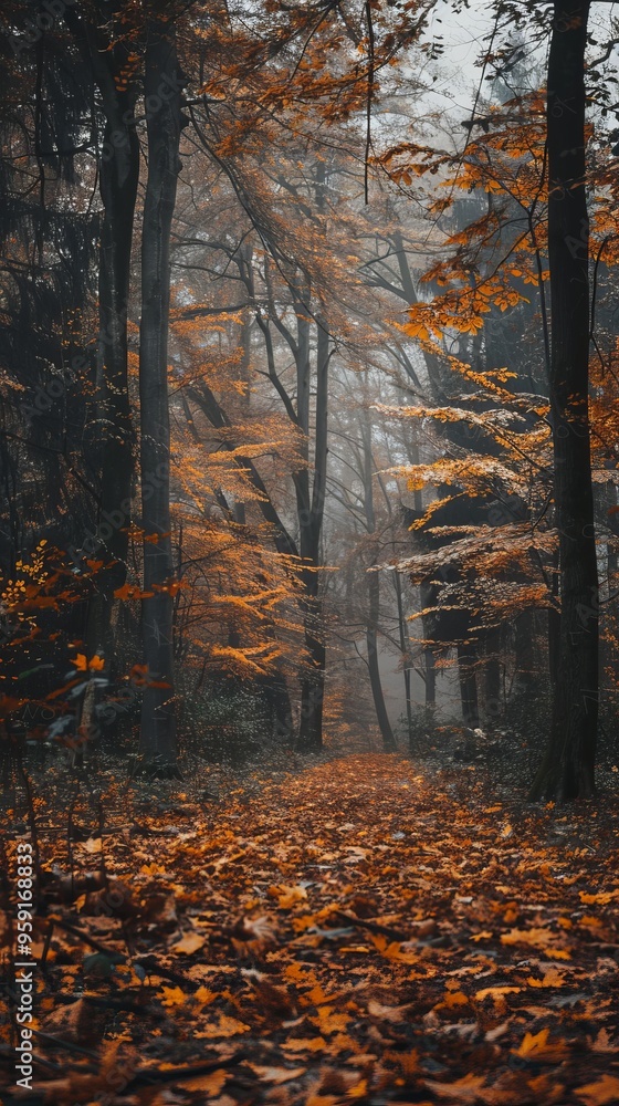 Obraz premium autumn forest.