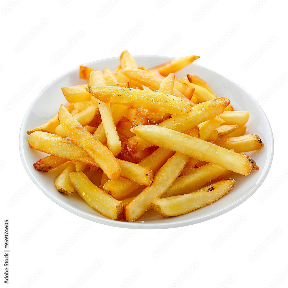 Crispy French Fries and Chips Served in a Bowl with Savory Seasoned Flavor Crispy French Fries and Chips Served in a Bowl with Savory Seasoned Flavor