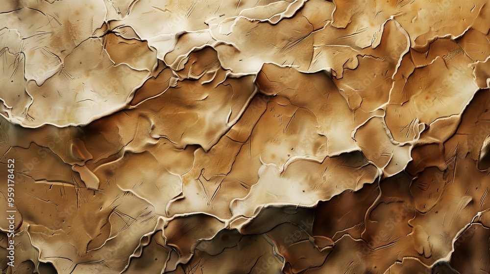 Detailed close-up of textured natural surface with earthy tones and layered formations found in a cave environment Detailed close-up of textured natural surface with earthy tones and layered formations found in a cave environment