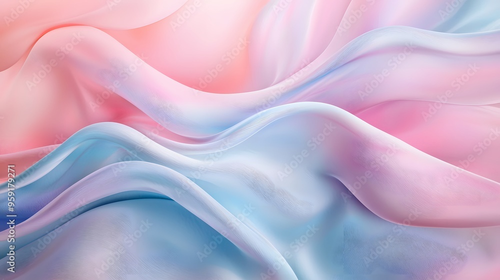Fototapeta premium Abstract Pink and Blue Swirling Background.