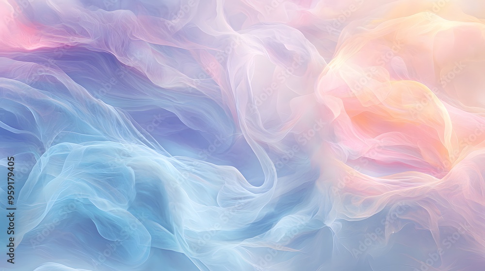 Abstract Pastel Swirling Background. Abstract Pastel Swirling Background.