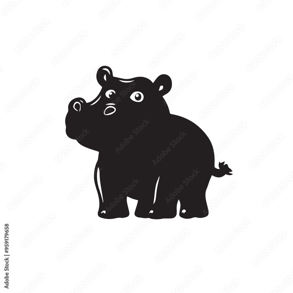 hippo in cartoon, doodle style . Image for t-shirt, web, mobile apps and ui. Isolated 2d vector illustration in logo, icon, sketch style, Eps 10, black and white. AI Generative hippo in cartoon, doodle style . Image for t-shirt, web, mobile apps and ui. Isolated 2d vector illustration in logo, icon, sketch style, Eps 10, black and white. AI Generative