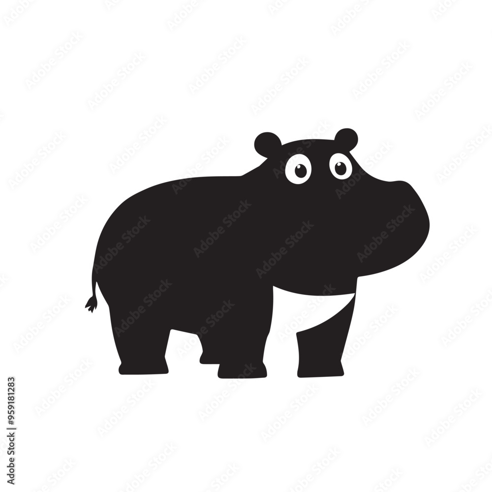 hippo in cartoon, doodle style . Image for t-shirt, web, mobile apps and ui. Isolated 2d vector illustration in logo, icon, sketch style, Eps 10, black and white. AI Generative hippo in cartoon, doodle style . Image for t-shirt, web, mobile apps and ui. Isolated 2d vector illustration in logo, icon, sketch style, Eps 10, black and white. AI Generative