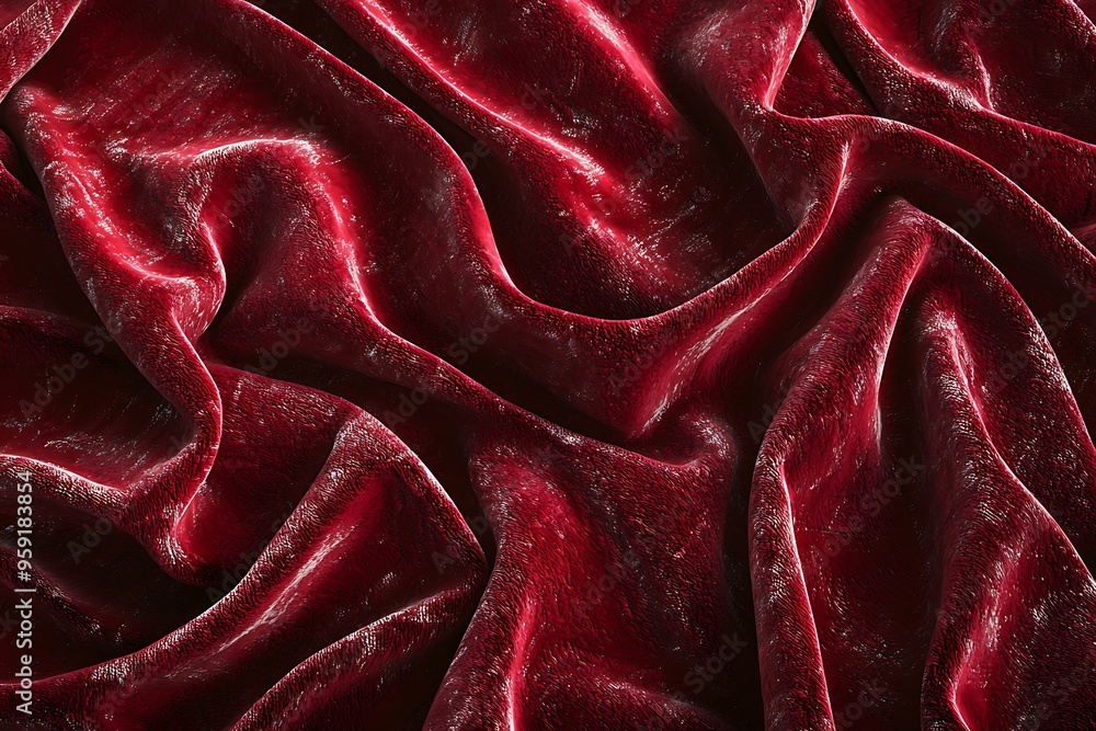 Obraz premium red satin background