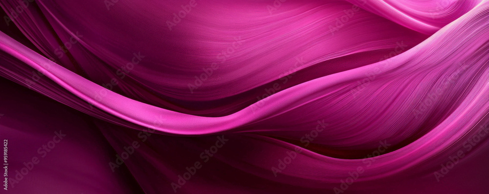 Obraz premium An abstract background in various shades of magenta, blending seamlessly into a bold, eye-catching composition. The design incorporates smooth textures and flowing lines.