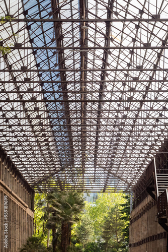 Nantes architectural ceiling - France