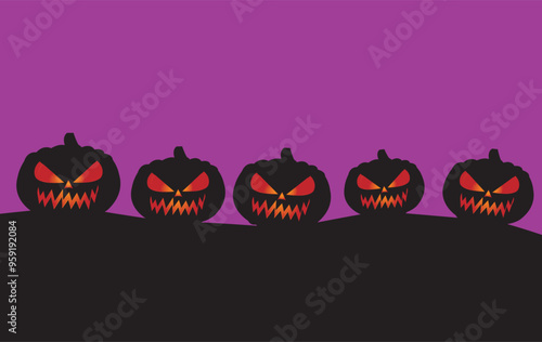 Halloween background, Halloween pumpkin on colored background