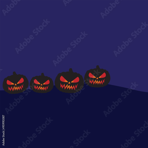 Halloween background, Halloween pumpkin on colored background