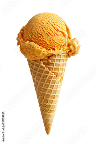 Scoop of Pumpkin Ice Cream ...